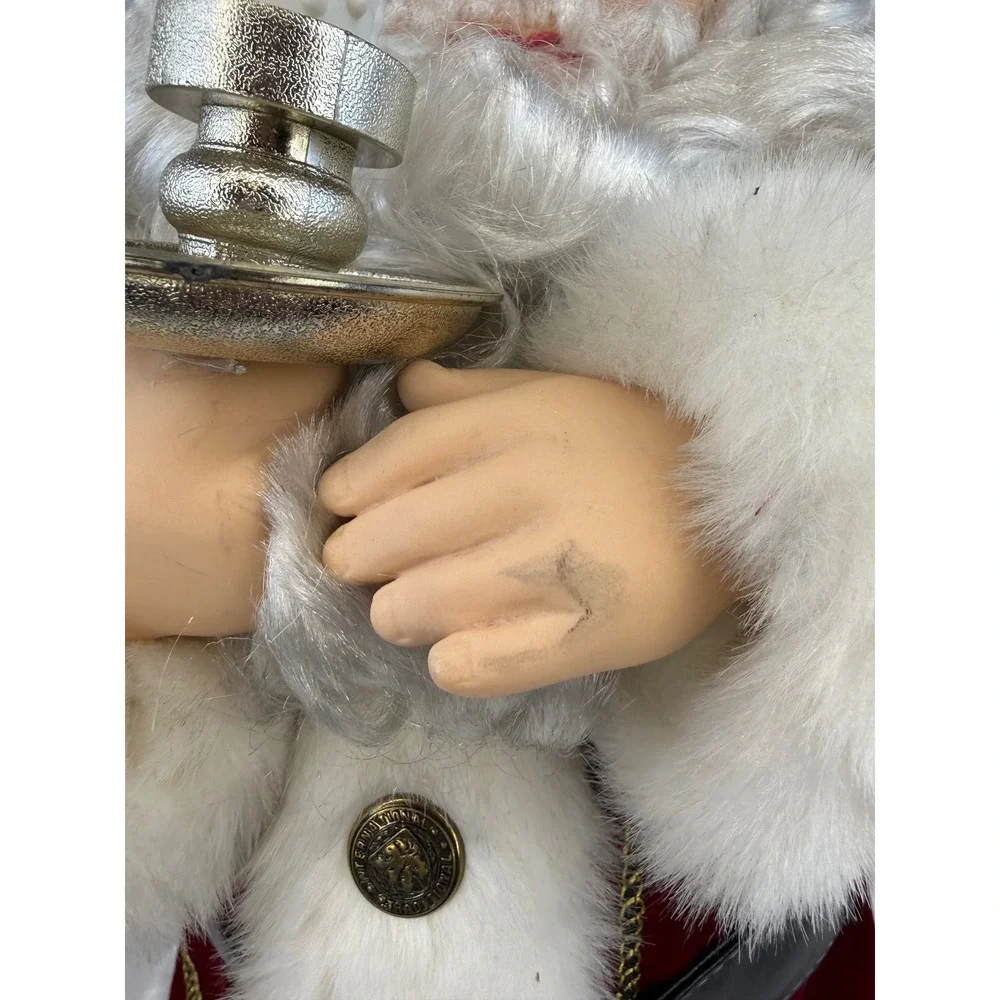 Vintage Traditions Deluxe Animated Santa with Light and Music 16 Holiday Tunes‎